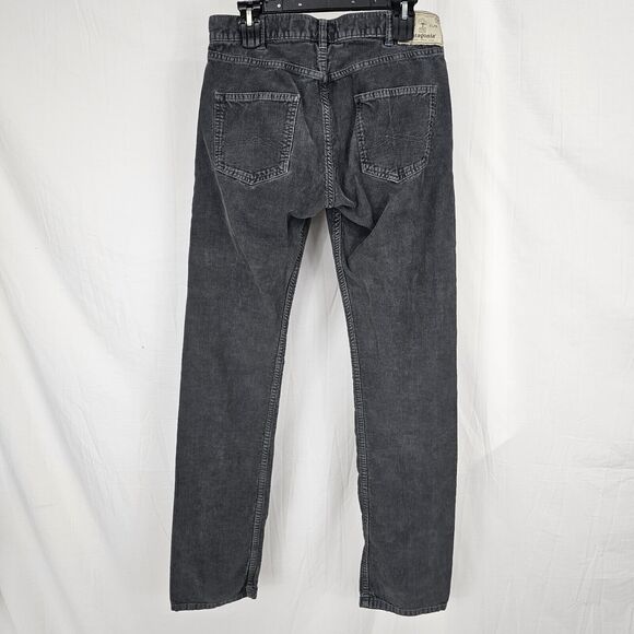 Patagonia Pants Mens 30X33 Gray Corduroy Chinos Straight Fit Casual Outdoor - Picture 6 of 10